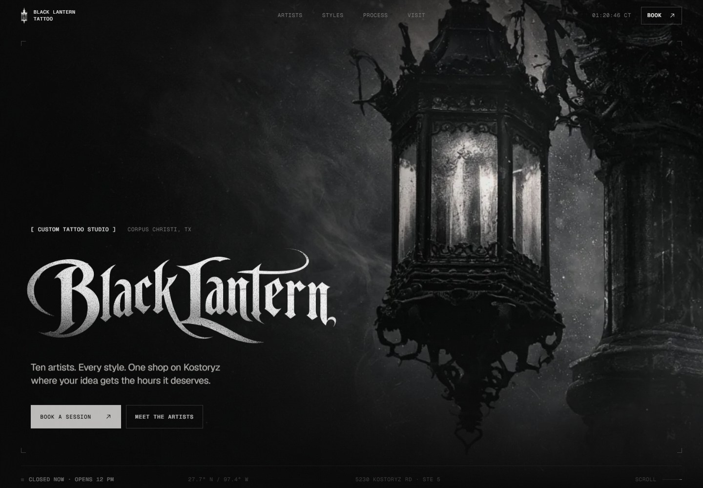 A brand and a site for ten artists under one roof.